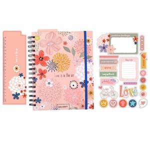 CUADERNO SPIRIT ESPIRAL 150HJS + STICKERS + REGLA 115100