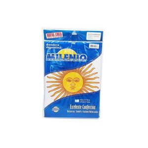 BANDERAS ARGENTINA POLIESTER A.T. C/ SOL 60 X 96 X UNIDAD
