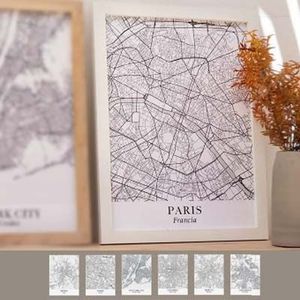 CUADRO PLANO 25 X 30 MAPAS X UNIDAD