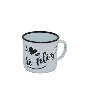 JARRO ENLOZADO 8CM BLANCO DECO FRASES X UNIDAD