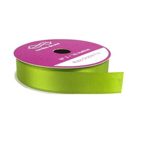 CINTA RASO DOBLE FAZ VERDE LIMA 15MM X 10MTS X UN