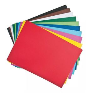 CARTULINA ESCOLAR COLORES SURTIDOS X PAQ 100 HOJAS