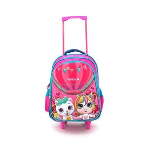 MOCHILA CON CARRO TRENDY 16" COD 14961 X UNIDAD