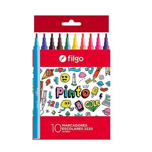 MARCADORES FILGO COLOR ESCOLARES 2220 X 10 UNIDADES