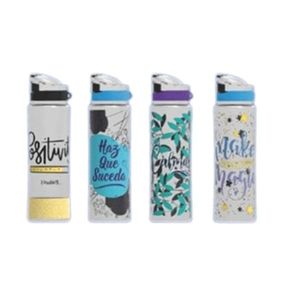 BOTELLA 750ML FLIP TOP MUJER X UNIDAD