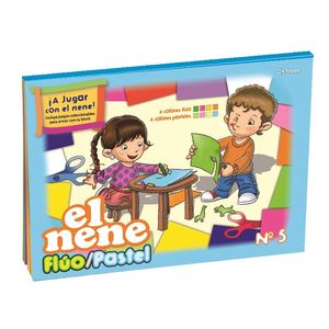 BLOCK DIBUJO EL NENE N°5 FLUO/PASTEL X 24HJS