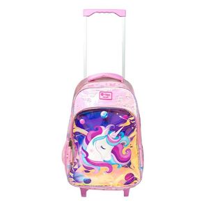 MOCHILA FILGO STARPAK CARRO 18 UNICORNIO ROSA