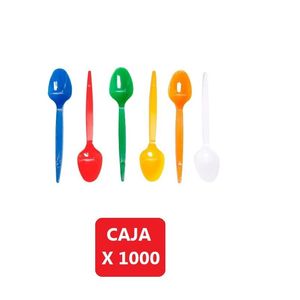 CUCHARAS SUNDAE "COLONO" COLOR X CAJA 1000 UNID