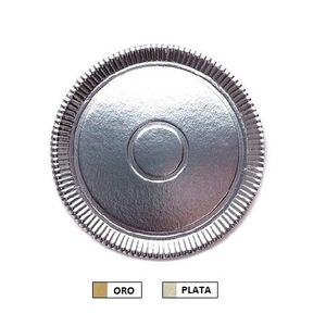 PLATOS CARTON REDONDO N° 6 -32CM.- X UN