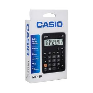 CALCULADORA CASIO MX-12B NEGRO X UNIDAD