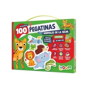LIBRO MI MALETIN 100 PEGATINAS ANIMALES X UNI