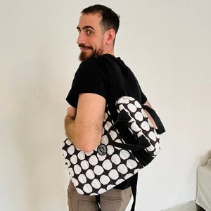 BOLSO MATERO MATELASSE "WM" LUNARES X UNIDAD