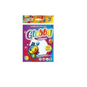 GLOBOS GLOBBY FORMAS CORAZON ROJO 15" X UNIDAD