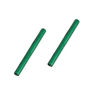 BARRA SILICONAS GLITTER VERDE 7,2MM X UNIDAD