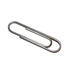 CLIPS METALICOS NIQUE "UO" N° 6 78MM X CAJA 50 UNIDADES