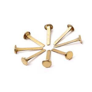 BROCHES DORADOS N° 06 -28MM- X 100 UNIDADES