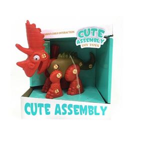 DINOSAURIO PARA ARMAR ROJO X UNIDAD