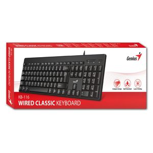 TECLADO GENIUS KB-116 USB X UNIDAD