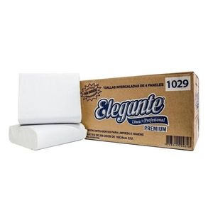TOALLA INTERCALADA ELEGANTE BLANCA 4 PLIEGOS 1029 X 2500