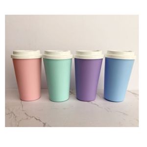 VASO PLASTICO C/ TAPA E-COFFEE X UNI