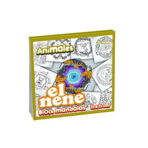 BLOCK "EL NENE" MANDALAS ANIMALES 15 X 15 24HJS X UNID