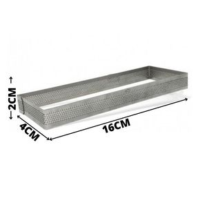 ARO PERFORADO RECTANGULAR ALTO 2CM 4CM X16CM X UN