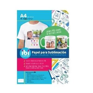 PAPEL PARA SUBLIMAR IBI A4 100GRS X 10HJS