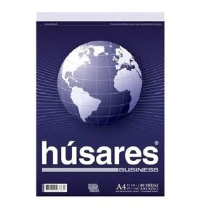 BLOCKS T/ VOLCADA HUSARES BUSINESS A4 RAYADO 80HJS X UNIDAD