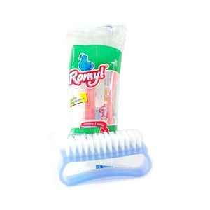 CEPILLO LIMPIA UÑAS "ROMYL" X UNIDAD