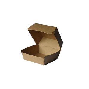 ESTUCHE BIO HAMBURGUESA MEDIANA MARRON X UNIDAD