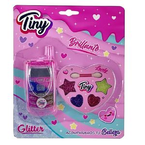 SET DE MAQUILLAJE GLITTER CELULAR X UNI