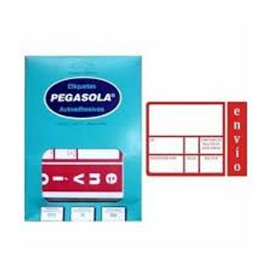 ETIQUETAS "PEGASOLA" ENVIO X 30 ETI -3956- X UNIDAD