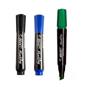 MARCADORES BIC PERMANENTE X UNIDAD