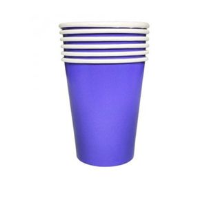 VASO DE POLIPAPEL LAMINADO VIOLETA X 6 UNI