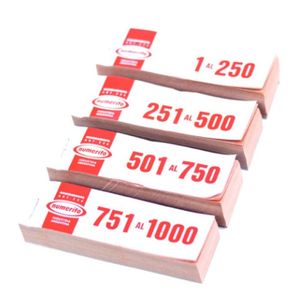 TALONARIO GUARDAROPA 1-1000 X UNIDAD