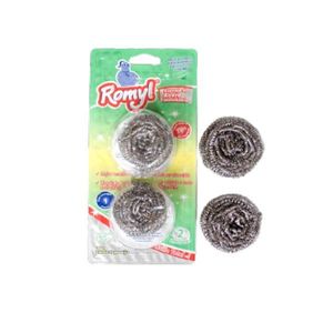 ESPONJA DE ACERO "ROMYL" BLISTER X 2 UNIDADES