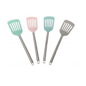 ESPATULA CALADA MANGO ACERO COLORES X UNI