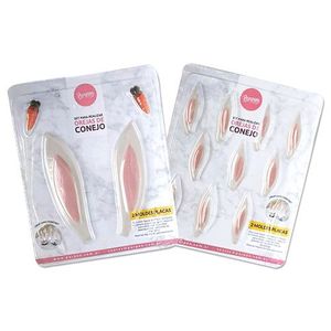 SET 2 PLACAS - OREJAS CONEJOS X UNID