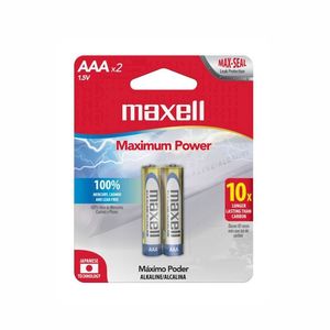 PILAS ALCALINAS MAXELL AAA BLISTER X 2