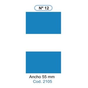 CINTA TELA ARGENTINA N° 12 -55MM- X UNIDAD