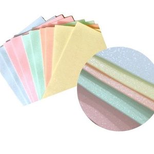 GOMA EVA A4 GLITTER PASTEL 5 COLORES X PACK 10