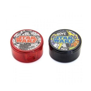 SACAPUNTAS PLASTICO STAR WARS C/ DEPOSITO X UNIDAD