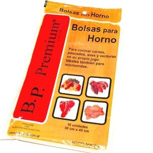 BOLSAS PARA HORNO "BAN" 30 X 45 X PAQ. 10 UNIDADES