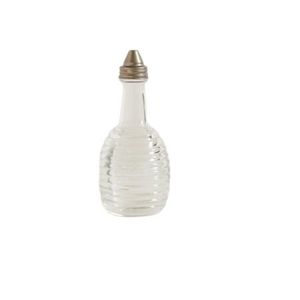 ACEITERA VIDRIO/ACERO 15X5,5CM X UNIDAD