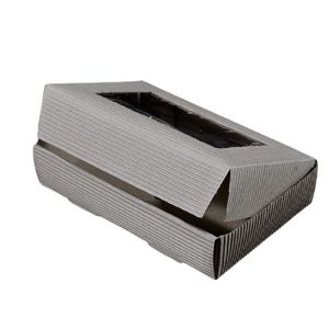 CAJITAS ALFAJORES SIMPLE FAZ MARRON X 12 C/ VISOR X UNID