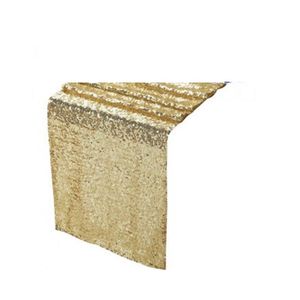 CAMINO DE LENTEJUELAS DORADO180X30 CM X UNI