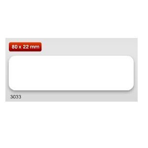 ETIQUETAS "PEGASOLA" LISA 22 X 80 -3033- X UNID