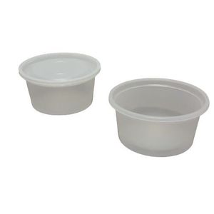 POTES PS "PLASTI" 55CC C/ TAPA X 50 UNIDADES