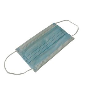 BARBIJOS CON ELASTICO CELESTE TRICAPA X PAQ 50 UNID