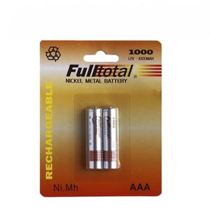 PILAS RECARGABLES AAA "FULL" 1.2V 1000MAH X PACK 2